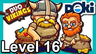 Duo Vikings Level 16 [GAMEPLAY] poki.com