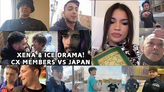 XENA & ICE DRAMA! CX MEMBERS VS JAPAN! #iceposeidon #xenathewitch #japan  #kickstreaming