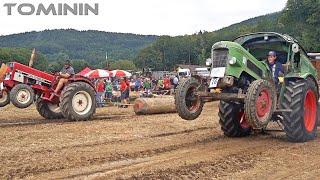 Tractor Pull | Oldtimer-Traktor-Baumstammziehen in Schaufling 2024  Video 2/2