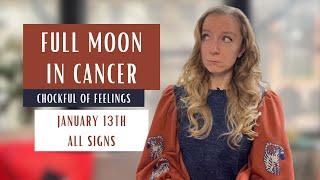 SHOCKINGLY EMOTIONAL Full Moon in Cancer. What's in Store for Your Sign?