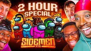 SIDEMEN AMONG US BUT WE ADD A NEW ROLE EVERY SINGLE GAME (2 HOUR SPECIAL) - REACTION