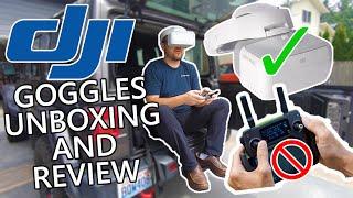 DJI Goggles - Unboxing & First Impression