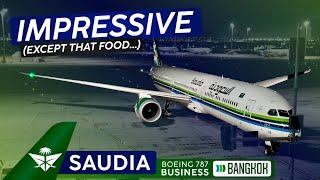 Solid, But Needs More · SAUDIA 787-10 Business Class  Jeddah to Bangkok  Comfort for Cheap