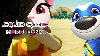 SQUID GAME HERO HANK VS SQUID DOLL - My Talking Tom Friends - Talking Tom Hero Dash 010924 #1