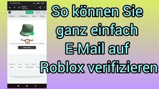 So verifizieren Sie Ihre E-Mail-Adresse auf Roblox 2024