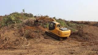 Assign LiuGong Excavator 915D Working at the site of Halda Valley Tea Estate