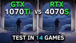 GTX 1070 Ti vs RTX 4070 SUPER | Test In 14 Games at 1440p | 2024