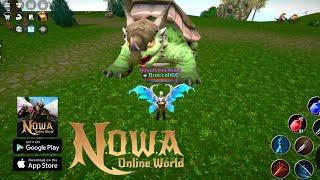  Nowa Online World gameplay - Open World MMORPG android iOS