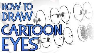 How To Draw Cartoon Eyes (EASY!)