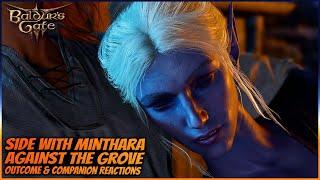 Side with Minthara Outcome | Romance, Betrayal, Companion Reactions Scenes - Baldur's Gate 3