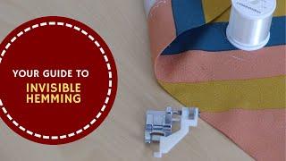 Your Guide To Invisible Hemming