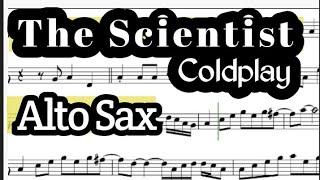 The Scientist Alto Sax Sheet Music Backing Track Play Along Partitura