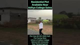 Residential Plot Available Near Aditya College Satna MP ️+918823000048/38 #realestate