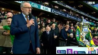 CAPTAIN CONOR CARVILLE LIFTS THE CUP - GLEN V ST BRIGIDS - 2024 ALL IRELAND CLUB FOOTBALL FINAL