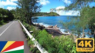 Road from Baie Lazare to Takamaka Mahé Seychelles