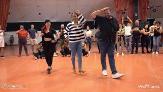 Magda & Alex y Desiree  Dominican Footwork  Bachat'aix 2022