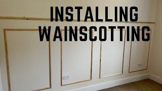 How to install wall panelling (wainscotting)