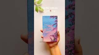 Sunset painting #art #shorts #painting #canvaspainting #drawing #yt #beginner #ashortaday #flowers