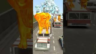 KICKING ALL FIRE and ICE ZOONOMALY MONSTERS in CARS HIGHWAY - Garry’s Mod