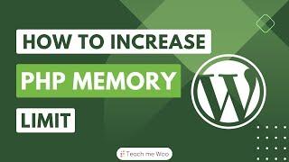 How to Increase PHP Memory Limit in WordPress using cPanel | WordPress | WooCommerce