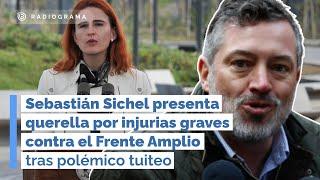 Sebastián Sichel presenta querella por injurias graves contra el FA tras polémico tuiteo