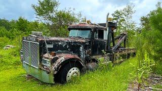 ABANDONED TOW TRUCK! WILL IT START?