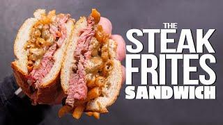 THE VIRAL STEAK FRITES SANDWICH TAKING OVER THE INTERNET (BEST SANDWICH EVER?) | SAM THE COOKING GUY