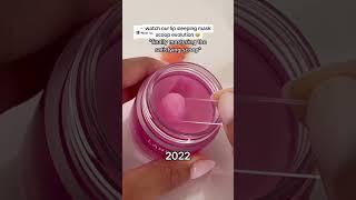 A walk down tiktok memory lane... watch our Lip Sleeping Mask Scoop Evolution 