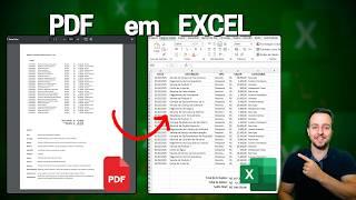 Transformar PDF em planilha Excel | Truques e Dicas de Automatização | Power Query