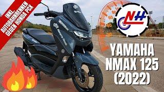 Yamaha NMAX 125 (2022)  Probefahrt, Walkaround, Soundcheck (DEUTSCH)  VLOG 343