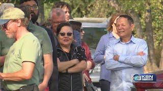 Long lines for early in-person voting in Wichita