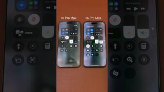 iPhone 16 Pro Max Vs iPhone 15 Pro Max display #shorts