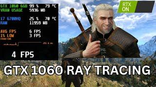 Ray Tracing on a GTX 1060 | Witcher 3 Next Gen [GTX 1060 6GB, i7 6700HQ]