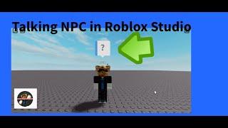 Roblox How To | Talking NPC in Roblox Studio!