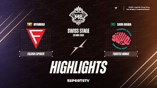 Falcon Esports vs Twisted Minds HIGHLIGHTS M6 World Championship | TW vs FCON ESPORTSTV