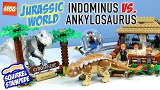 LEGO Jurassic World Indominus Rex vs. Ankylosaurus Speed Build Review 2020