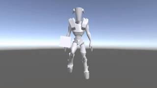 Unity3D 5 Animated Model Test