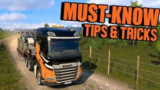 Euro Truck Simulator 2 (ETS2) Best Tips for Beginners 2024