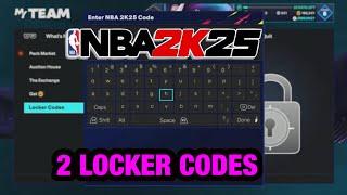 *WORKING* 2 LOCKER CODES IN NBA2K25 MY TEAM | 2K25 LOCKER CODES