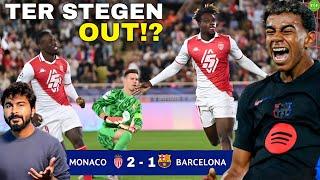 What Happened in Monaco 2-1 Barcelona UCL Match?