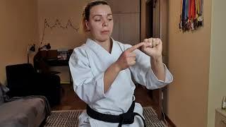 Lesson 1 | Karate training at home. Basic technique