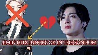 JIMIN HITS JUNGKOOK IN THE FANDOM ЧИМИН УДАРИЛ ЧОНГУКА В ФАНДОМЕ#jungkook #bts #jimin#kpop #btsarmy