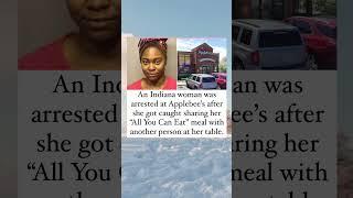 Woman ARRESTED at Applebee’s for THIS?  #Shorts #women #viral #arrested