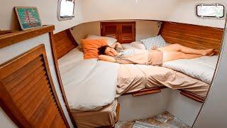 Cabin Transformation on Our FREE Boat | Abandoned for 15 Years!