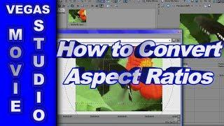 How to Convert 4:3 to 16:9 Aspect Ratio Video using Sony Vegas Movie Studio