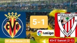 Villarreal 5-1 Athletic Club #villareal #laliga #laligasantander #athletic