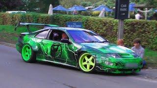 Modified Cars Sending It Leaving The GT Tuners Car Show!