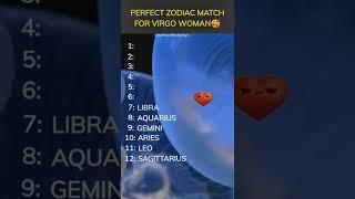 Perfect Zodiac Match For VIRGO WOMAN - Zodiac Signs Shorts #shorts #virgowoman
