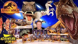 Jurassic World Dominion Official Movie Trailer Dinosaur Toy Action Figures AdventureFun! (2022)