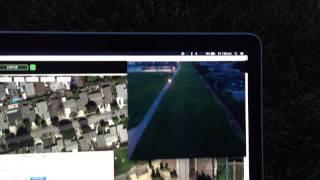 Drone + SDR: USRP E310 real-time digital video downlink (teaser)